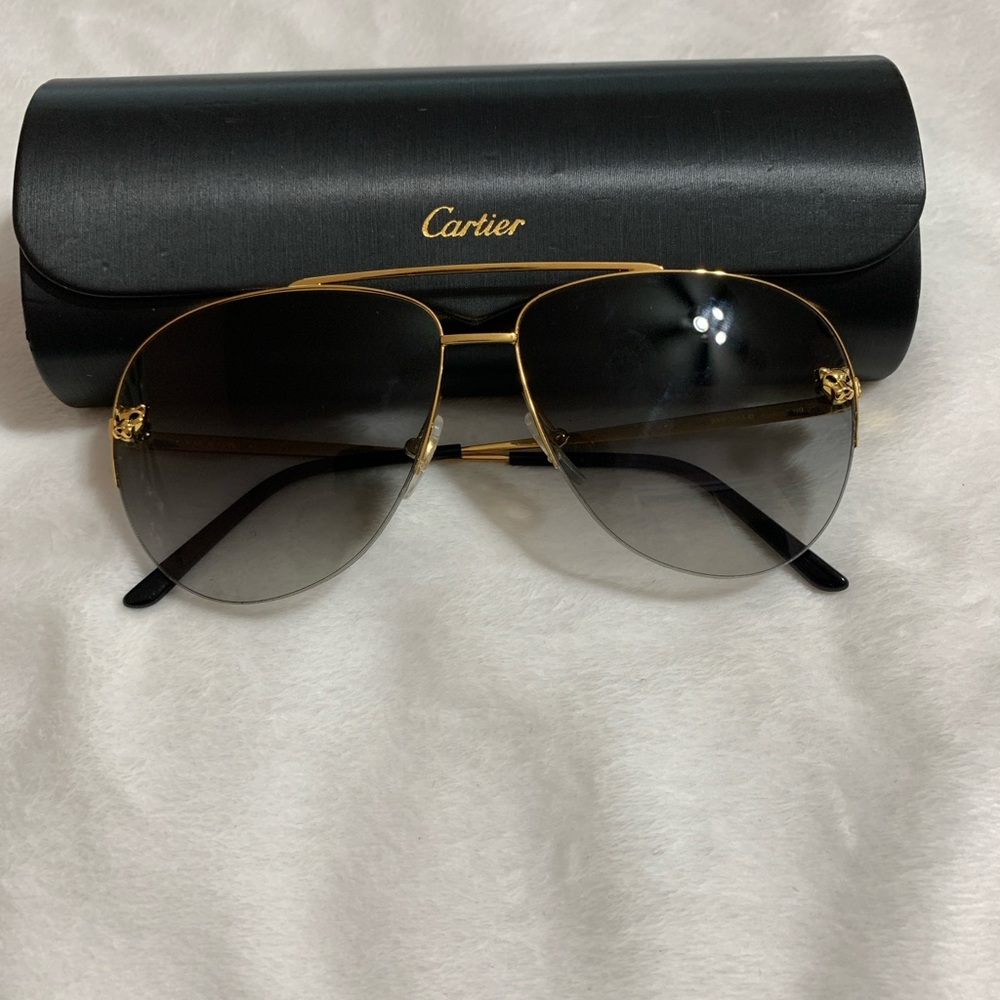 Cartier panther aviator sunglasses
